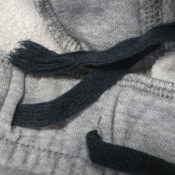 Puma Fleece Joggers Men’s Small Gray Sweatpants Zip Pocket Athletic Pants - Picture 4 of 7